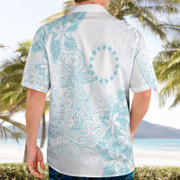 Turquoise Kuki Airani Tapakau Hawaiian Shirt Tribal Anchor Mix Tiare LT7 - Polynesian Pride