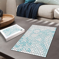 Turquoise Kuki Airani Tapakau Puzzle Tribal Anchor Mix Tiare LT7 - Polynesian Pride