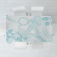 Turquoise Kuki Airani Tapakau Tablecloth Tribal Anchor Mix Tiare LT7 Turquoise - Polynesian Pride