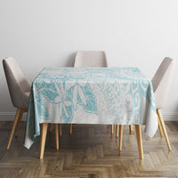 Turquoise Kuki Airani Tapakau Tablecloth Tribal Anchor Mix Tiare LT7 - Polynesian Pride