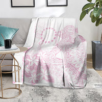 Candy Pink Kuki Airani Tapakau Blanket Tribal Anchor Mix Tiare LT7 - Polynesian Pride