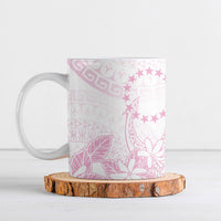 Candy Pink Kuki Airani Tapakau Ceramic Mug Tribal Anchor Mix Tiare LT7 Candy Pink - Polynesian Pride