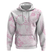 Candy Pink Kuki Airani Tapakau Hoodie Tribal Anchor Mix Tiare LT7 Pullover Hoodie Candy Pink - Polynesian Pride