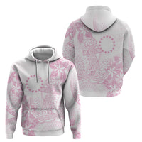Candy Pink Kuki Airani Tapakau Hoodie Tribal Anchor Mix Tiare LT7 - Polynesian Pride