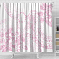 Candy Pink Kuki Airani Tapakau Shower Curtain Tribal Anchor Mix Tiare
