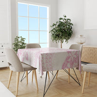 Candy Pink Kuki Airani Tapakau Tablecloth Tribal Anchor Mix Tiare LT7 - Polynesian Pride