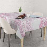 Candy Pink Kuki Airani Tapakau Tablecloth Tribal Anchor Mix Tiare LT7 - Polynesian Pride