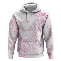 Candy Pink Kuki Airani Tapakau Zip Hoodie Tribal Anchor Mix Tiare LT7 Pullover Hoodie Candy Pink - Polynesian Pride