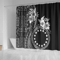 Kia Orana Cook Islands Shower Curtain Tiare and Stars LT7 - Polynesian Pride