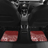 Kia Orana Cook Islands Car Mats Tiare and Stars - Scarlet