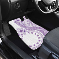Kia Orana Cook Islands Car Mats Tiare and Stars - Lavender