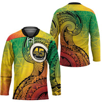 Vanuatu 45th Independence Anniversary Hockey Jersey Ni-Van Sandroing - Polynesian Pride