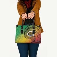 Vanuatu 45th Independence Anniversary Leather Bag Ni-Van Sandroing - Polynesian Pride