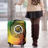 Vanuatu 45th Independence Anniversary Luggage Cover Ni-Van Sandroing - Polynesian Pride