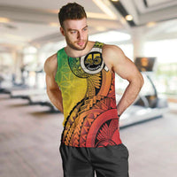 Vanuatu 45th Independence Anniversary Men Tank Top Ni-Van Sandroing - Polynesian Pride