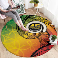 Vanuatu 45th Independence Anniversary Round Carpet Ni-Van Sandroing - Polynesian Pride