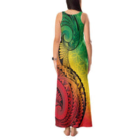Vanuatu 45th Independence Anniversary Tank Maxi Dress Ni-Van Sandroing - Polynesian Pride