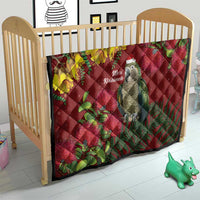 Kakapo Bird New Zealand Quilt Floral Christmas LT7 - Polynesian Pride