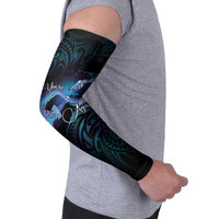 Polynesian Personalized Memorial Arm Sleeves Oceanic Infinity Symbol - Until We Meet Again - Polynesian Pride