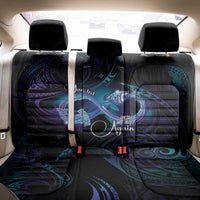 Polynesian Personalized Memorial Back Car Seat Cover Oceanic Infinity Symbol - Until We Meet Again - Polynesian Pride