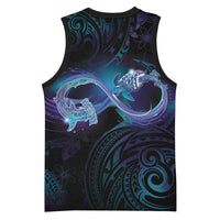 Polynesian Personalized Memorial Basketball Jersey Oceanic Infinity Symbol - Until We Meet Again - Polynesian Pride
