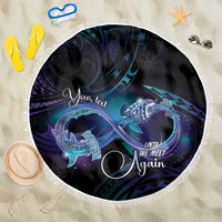 Polynesian Personalized Memorial Beach Blanket Oceanic Infinity Symbol - Until We Meet Again - Polynesian Pride