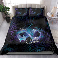 Polynesian Personalized Memorial Bedding Set Oceanic Infinity Symbol - Until We Meet Again - Polynesian Pride