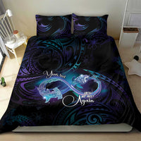 Polynesian Personalized Memorial Bedding Set Oceanic Infinity Symbol - Until We Meet Again - Polynesian Pride
