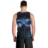 Polynesian Personalized Memorial Men Tank Top Oceanic Infinity Symbol - Until We Meet Again - Polynesian Pride
