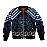 New Zealand Matariki Bomber Jacket Galaxy Styled Taniko
