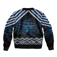New Zealand Matariki Bomber Jacket Galaxy Styled Taniko