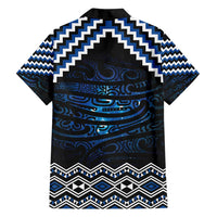 New Zealand Matariki Family Matching Off Shoulder Maxi Dress and Hawaiian Shirt Galaxy Styled Taniko