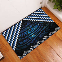 New Zealand Matariki Rubber Doormat Galaxy Styled Taniko