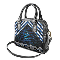 New Zealand Matariki Shoulder Handbag Galaxy Styled Taniko