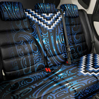 New Zealand Matariki Back Car Seat Cover Galaxy Poutama Motifs