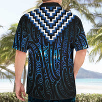 New Zealand Matariki Hawaiian Shirt Galaxy Poutama Motifs