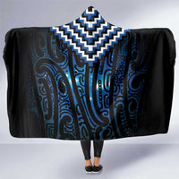 New Zealand Matariki Hooded Blanket Galaxy Poutama Motifs