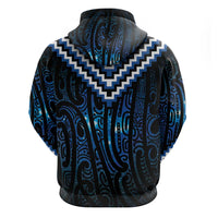 New Zealand Matariki Hoodie Galaxy Poutama Motifs
