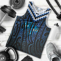 New Zealand Matariki Men Tank Top Galaxy Poutama Motifs