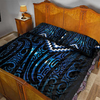 New Zealand Matariki Quilt Bed Set Galaxy Poutama Motifs