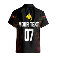 Personalised PNG Hunters Rugby Hawaiian Shirt Motuan Style LT7 - Polynesian Pride