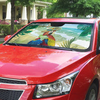 Aloha Hawaii It's 5 o'clock Somewhere Auto Sun Shade - Polynesian Pride