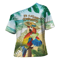 Aloha Hawaii It's 5 o'clock Somewhere Cross Shoulder Shirt LT7 - Polynesian Pride