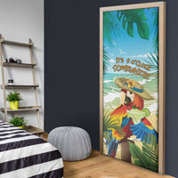 Aloha Hawaii It's 5 o'clock Somewhere Door Cover - Polynesian Pride