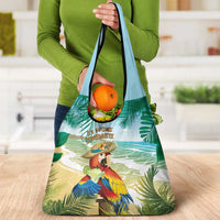 Aloha Hawaii It's 5 o'clock Somewhere Grocery Bag - Polynesian Pride