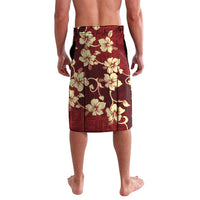 Crimson Red Tropical Christmas Hawaii Tapa Lavalava Aloha Santa Drink Party - Polynesian Pride