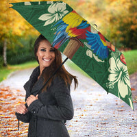Moss Green Tropical Christmas Hawaii Tapa Umbrella Aloha Santa Drink Party LT7 - Polynesian Pride