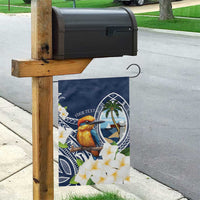 Hafa Adai Guam Garden Flag Sihek Guam Kingfisher with Guasali