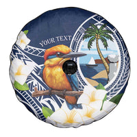 Hafa Adai Guam Spare Tire Cover Sihek Guam Kingfisher with Guasali