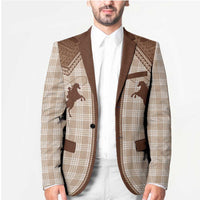 Aloha Hawaii Cowboys Paniolo Blazer Beige Palaka - Polynesian Pride